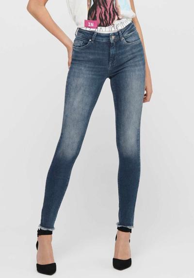 Джинсы до щиколотки с бахромой по краю ONLBLUSH MID SK ANK RW REA422 NOOS