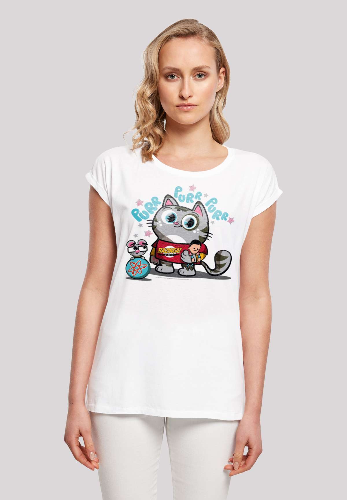 футболка Big Bang Theory Bazinga Kitty