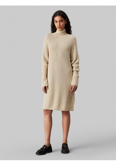 Платье-свитшот с нашивкой-логотипом CHUNKY LOOSE SWEATER DRESS
