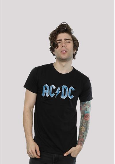 футболка ACDC Blue Ice Logo für Kinder & Herren