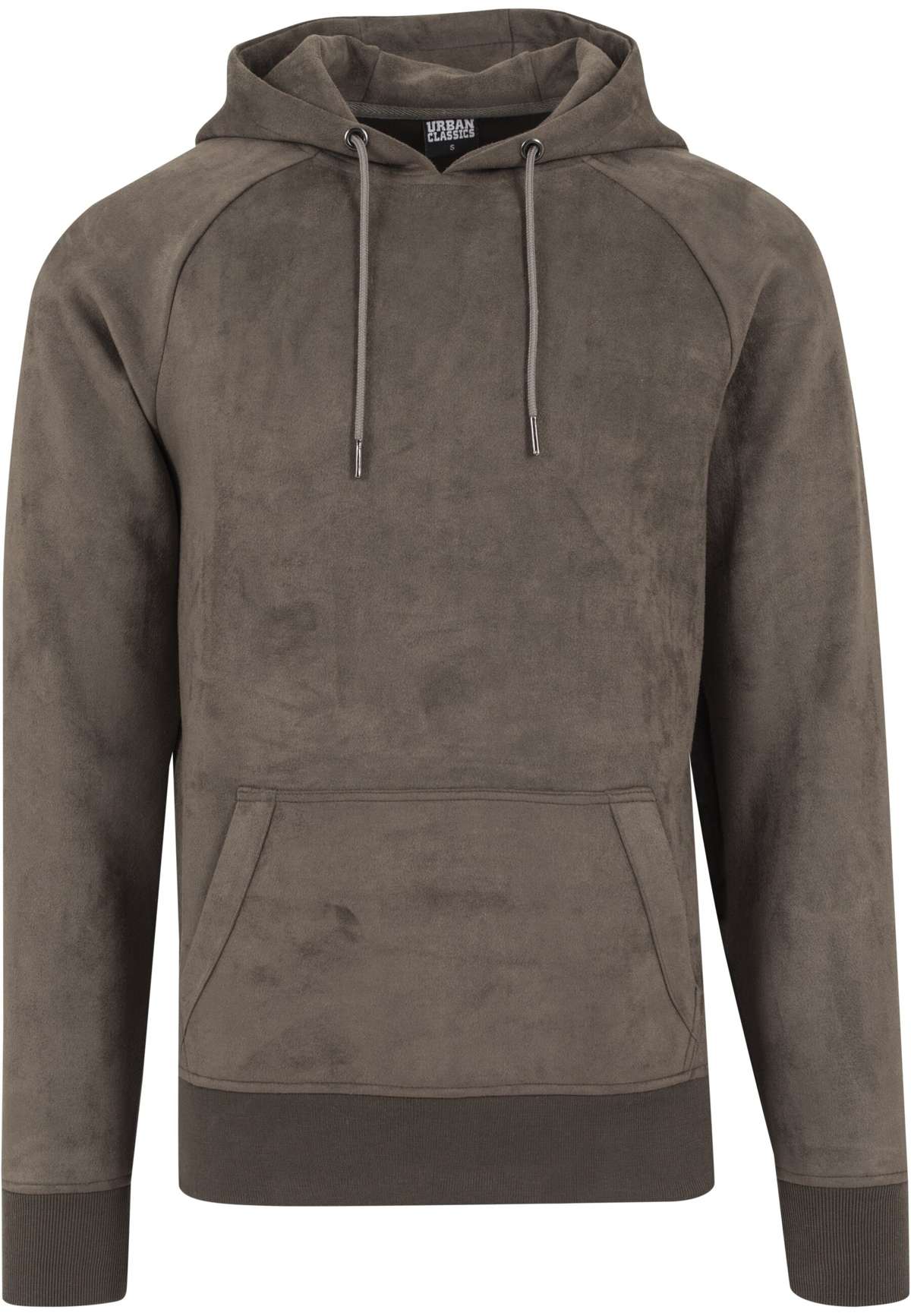толстовка Urban Classics Herren Imitation Suede Hoody