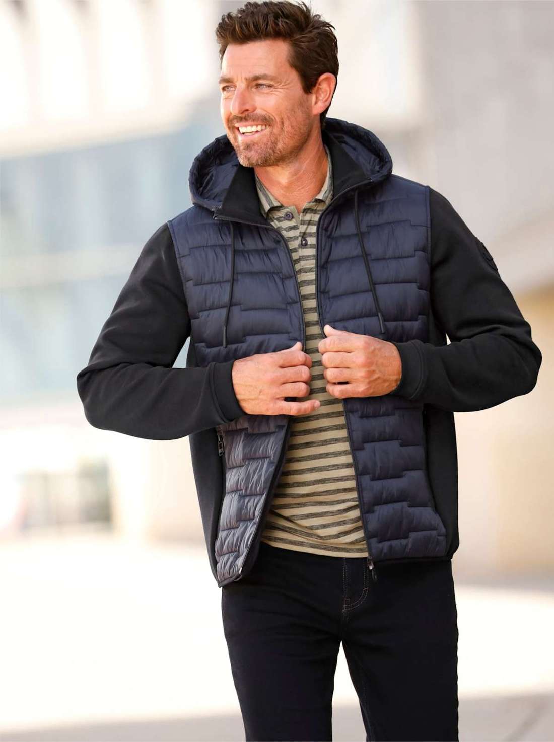 Блузон с капюшоном