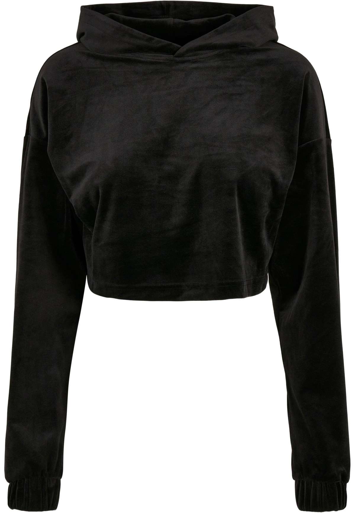 Толстовка с капюшоном Urban Classics Damen Ladies Cropped Velvet Oversized Hoody