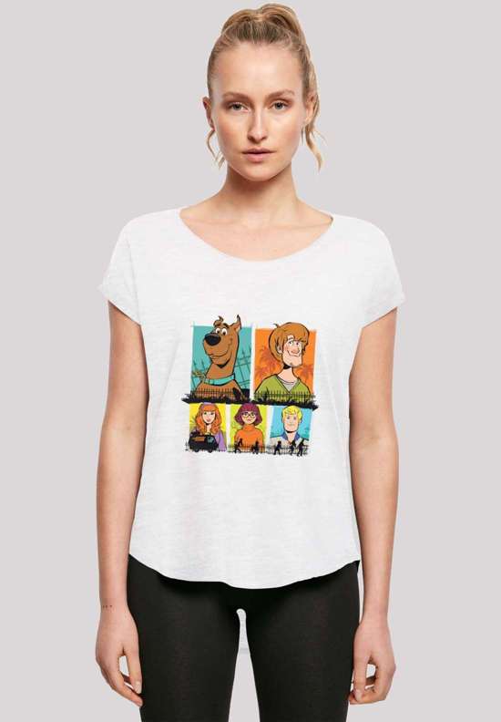 футболка Long Cut T-Shirt `Scooby Doo Group Frames`