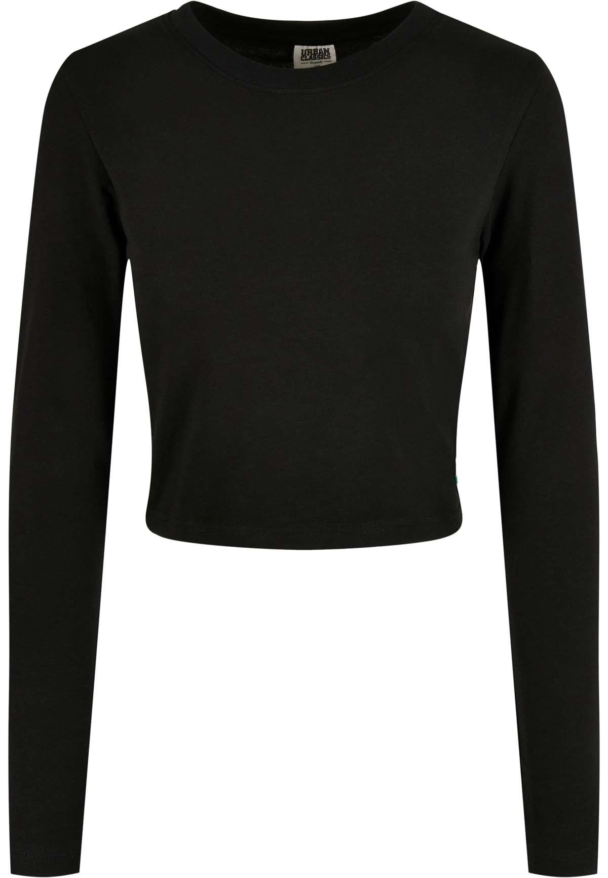 Рубашка с длинным рукавом Urban Classics Damen Ladies Organic Cropped Longsleeve
