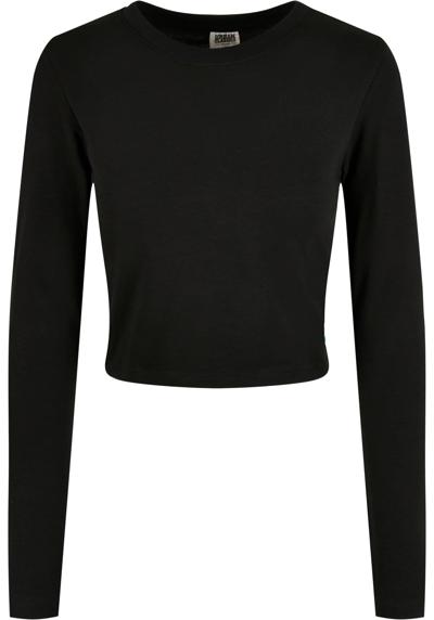 Рубашка с длинным рукавом Urban Classics Damen Ladies Organic Cropped Longsleeve
