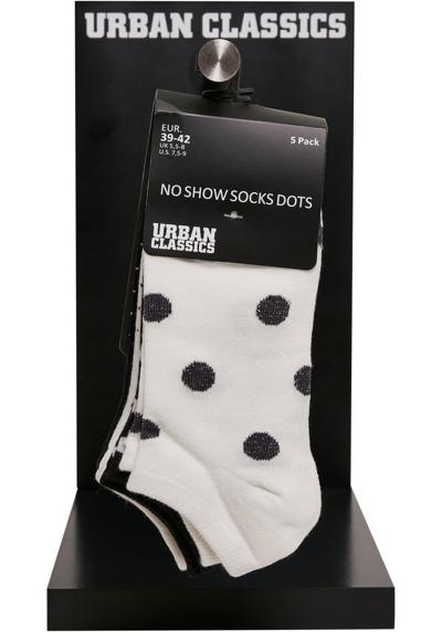 Базовые носки Urban Classics Unisex No Show Socks Dots 5-Pack