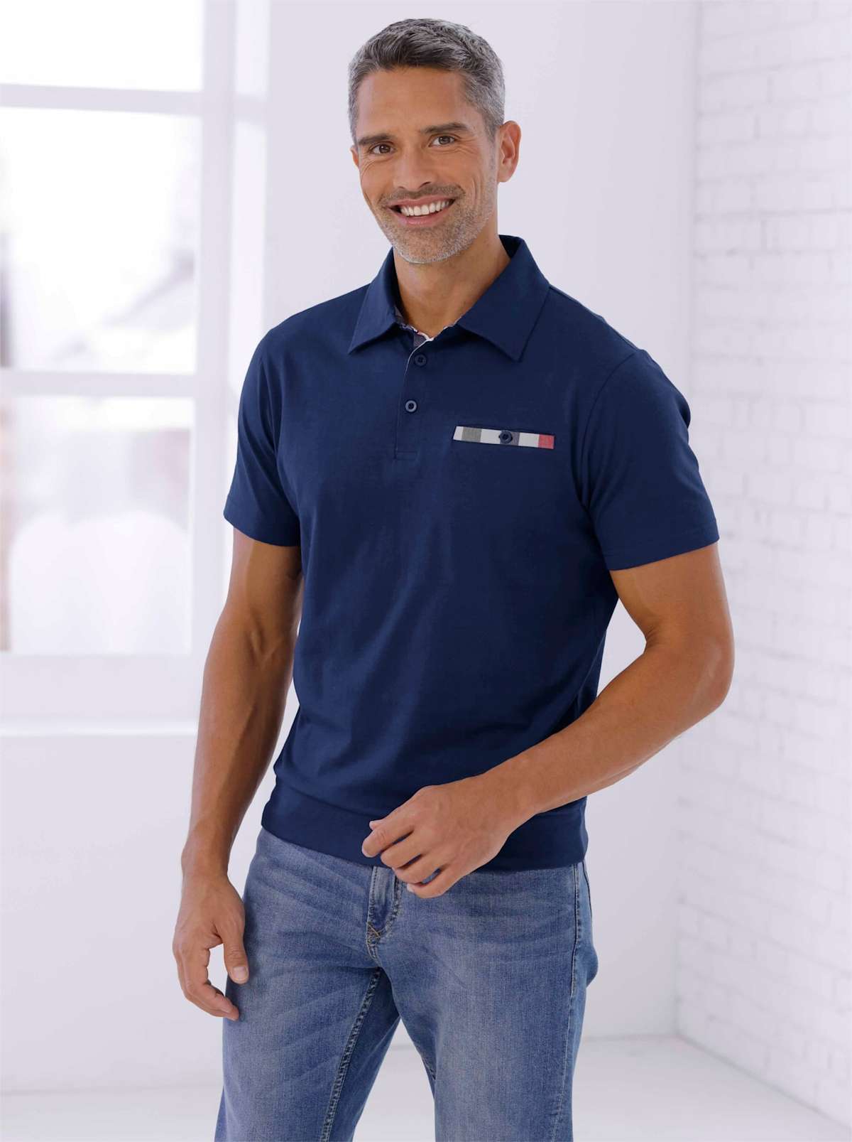 рубашка поло Poloshirt Halbarm