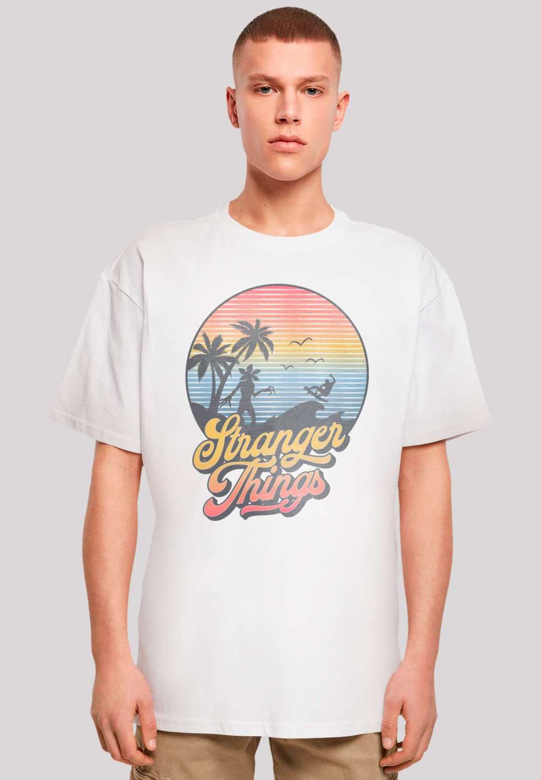 футболка Stranger Things LA Gradient