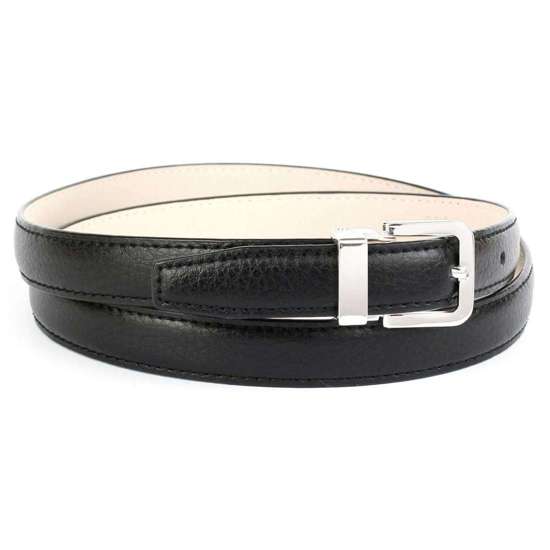 Кожаный ремень узкой формы в разных цветах.