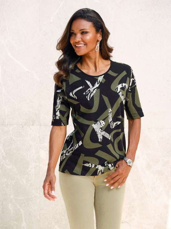 Рубашка с коротким рукавом Rundhals-Shirt