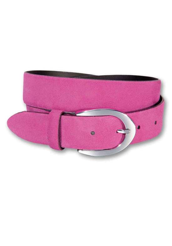 Кожаный ремень с серебряной пряжкой под замшу