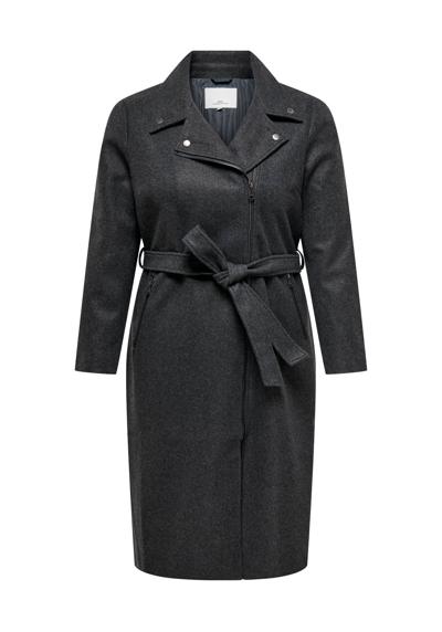 Длинное пальто с байкерскими деталями CARAUGUSTA LIFE BIKER COAT OTW
