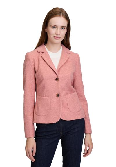 Короткий пиджак Wollblazer mit aufgesetzten Taschen