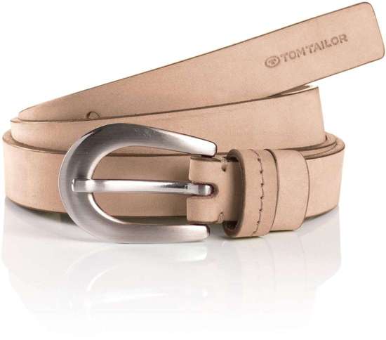 Кожаный ремень с тиснением на конце. TTELLA