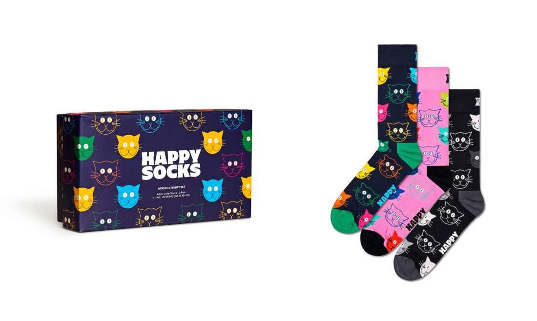 Носки 3-Pack Mixed Cat Socks Gift Set