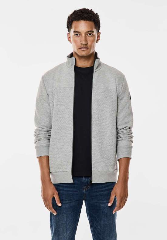 Толстовка с воротником стойкой