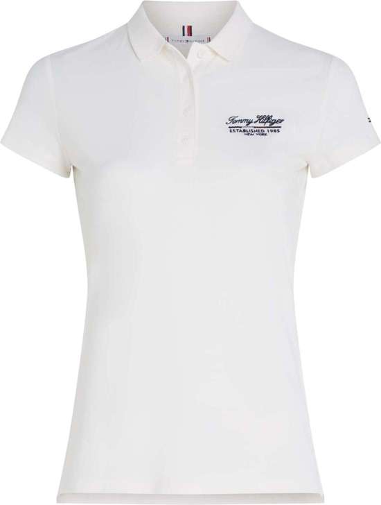 Рубашка-поло с надписью-логотипом Tommy Hilfiger Script SLIM SCRIPT GRAPHIC POLO SS