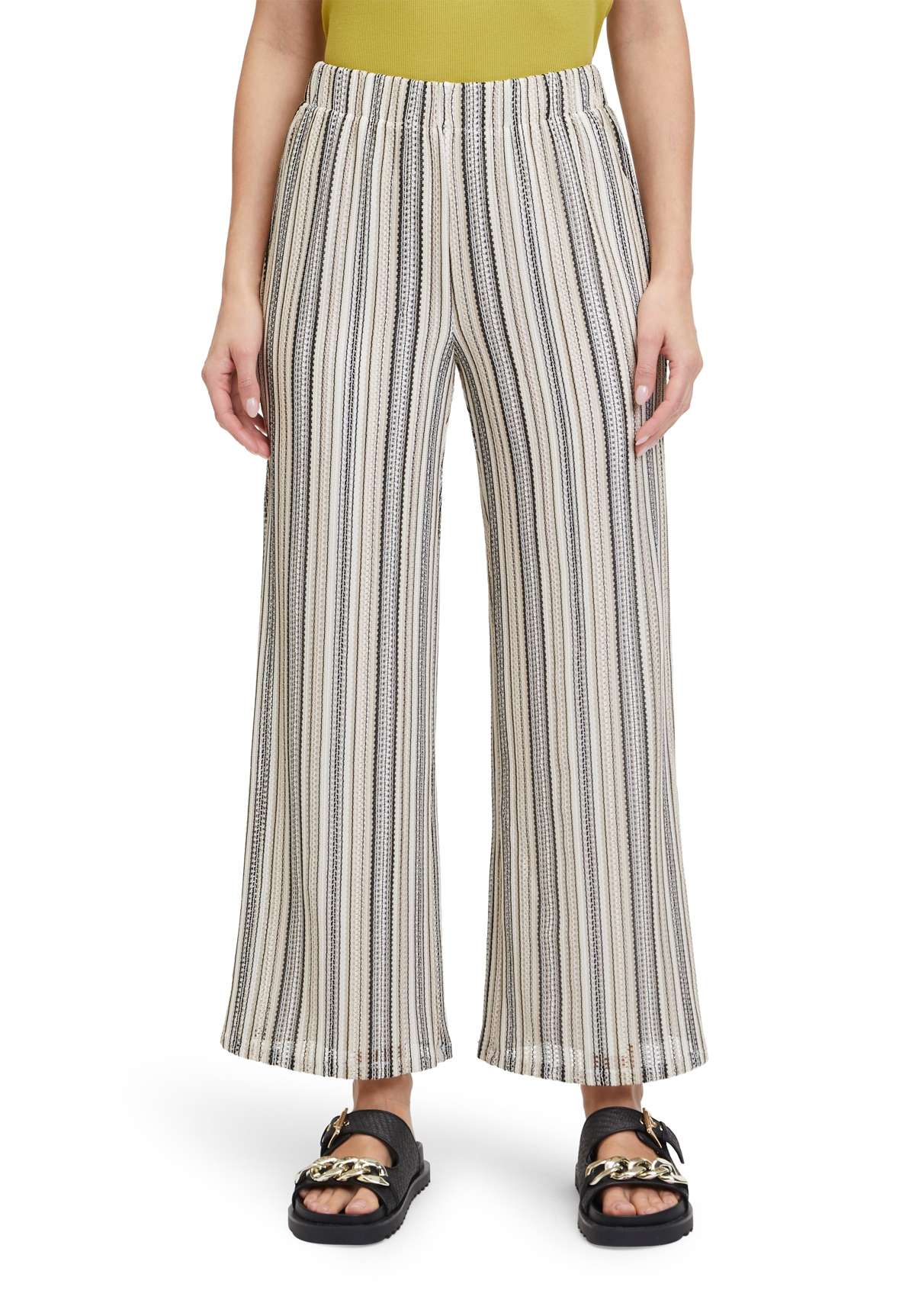 Тканевые брюки Casual-Hose mit elastischem Bund