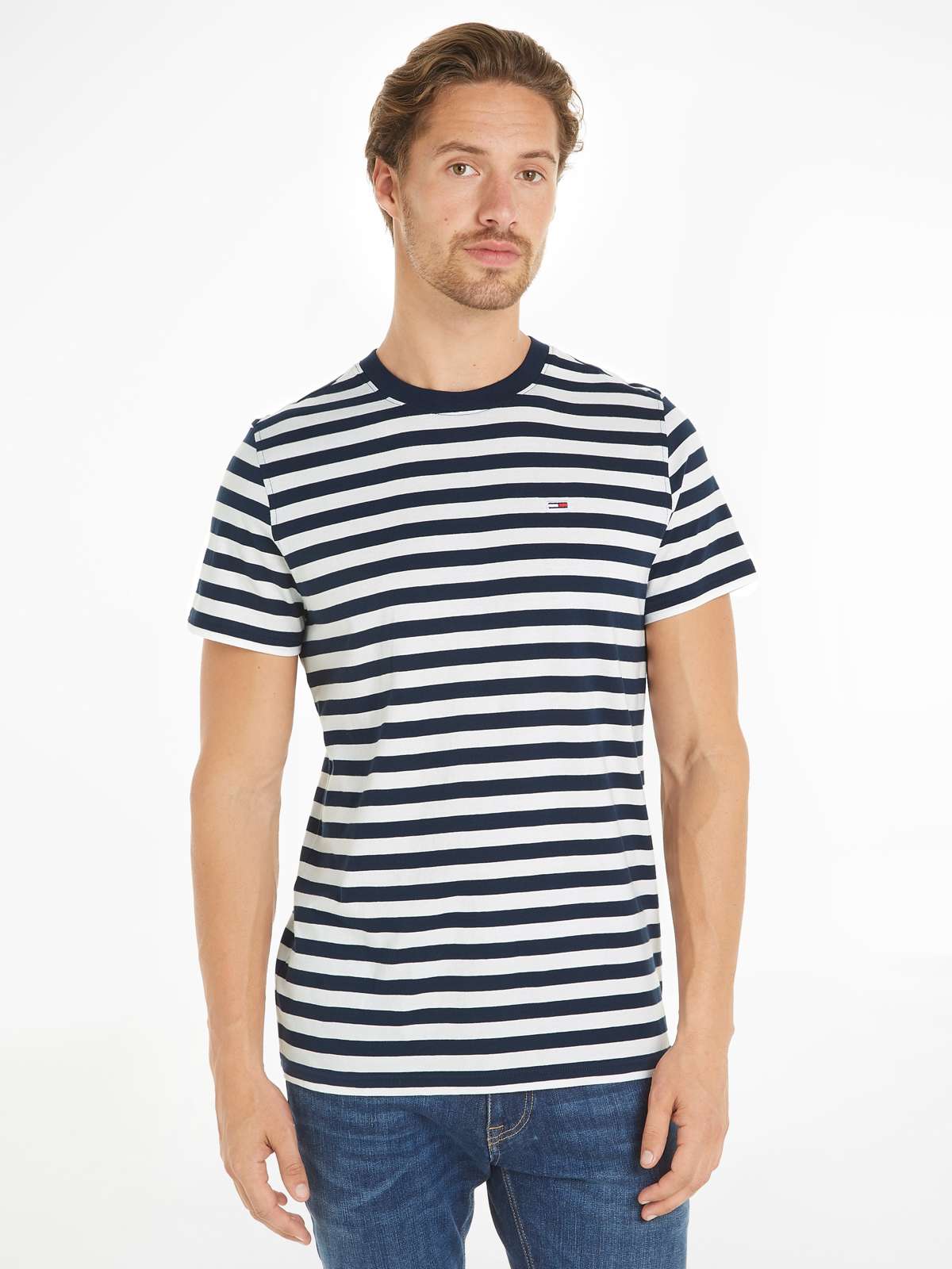 Рубашка с круглым вырезом и вышивкой логотипа TJM SLIM ENTRY STP TEE