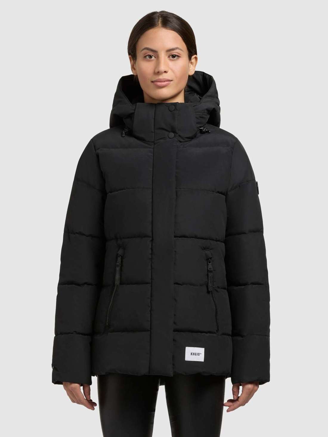 Стеганая куртка с капюшоном MANC