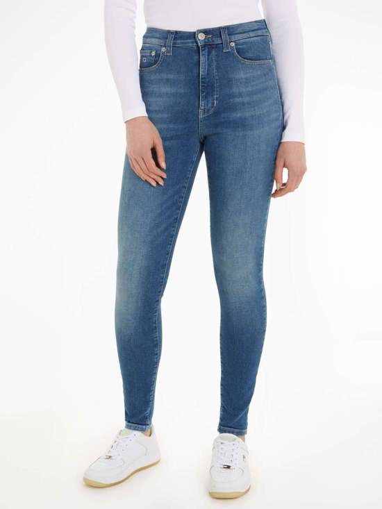 Удобные джинсы с кожаной фирменной этикеткой. Sylvia Skinny Slim Jeans Hohe Leibhöhe