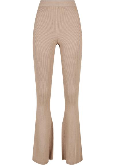 леггинсы Urban Classics Damen Ladies Rib Knit Bootcut Leggings