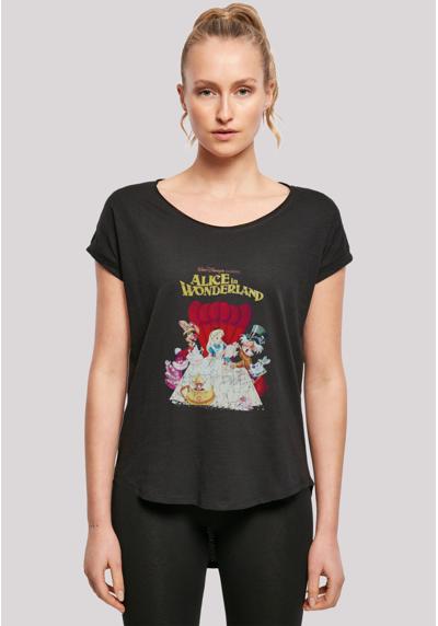 футболка Alice im Wunderland Retro Poster