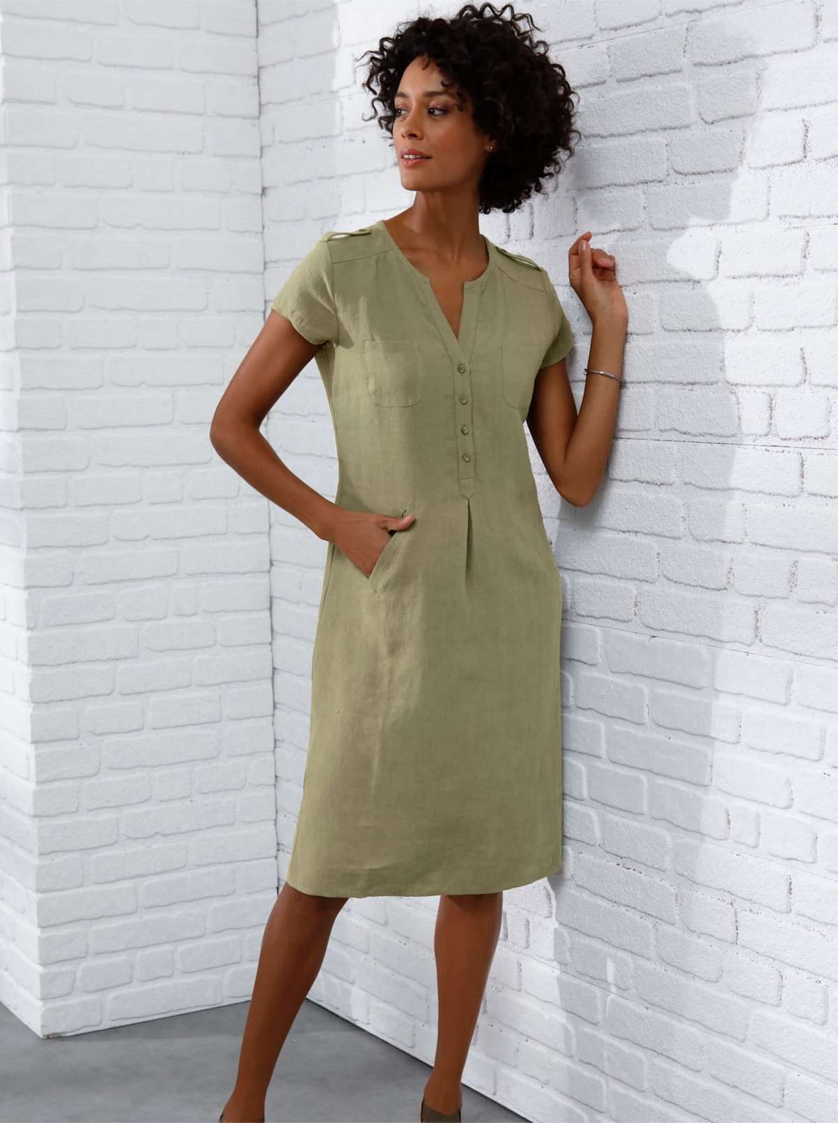 Летнее платье Leinen-Kleid