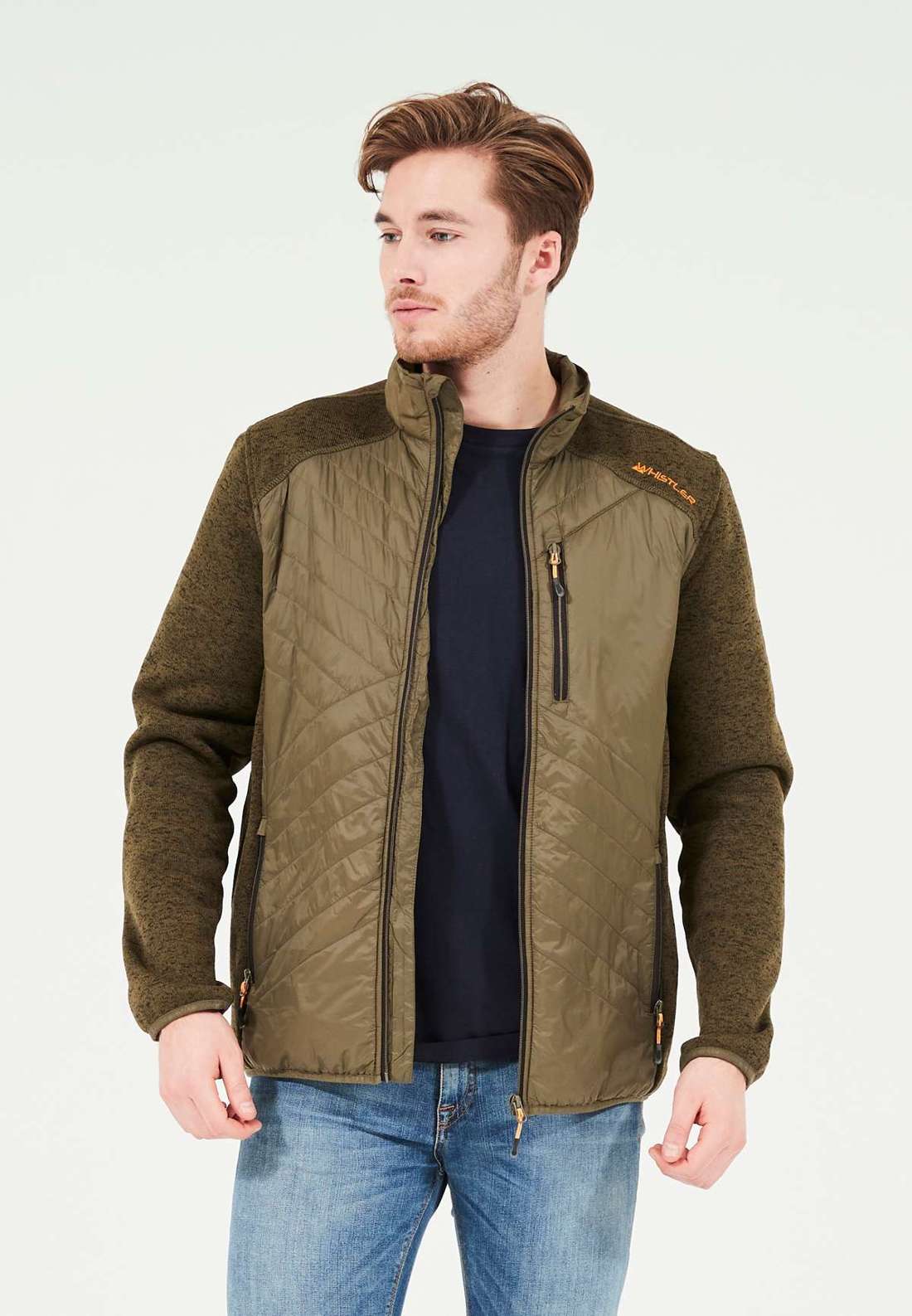 Уличная куртка современного вида JAYDEN FLEECE HYBRID