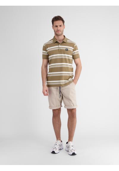 рубашка поло LERROS Gestreiftes Poloshirt fur Herren