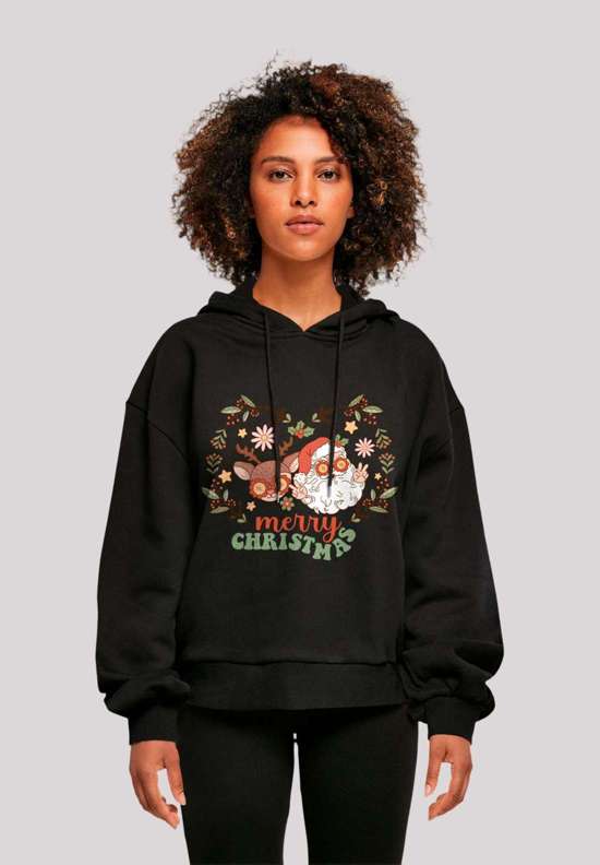 Толстовка с капюшоном Weihnachten Hippie Santa And Reindeer