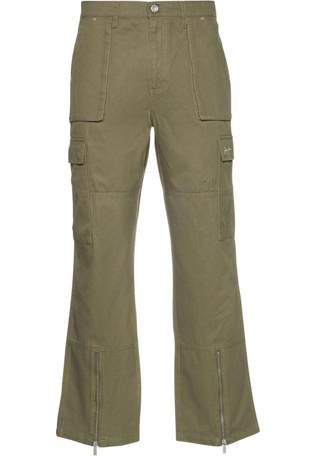 Брюки-карго Herren JM233-012-1 SJ Script Logo Front Zip Cargopants