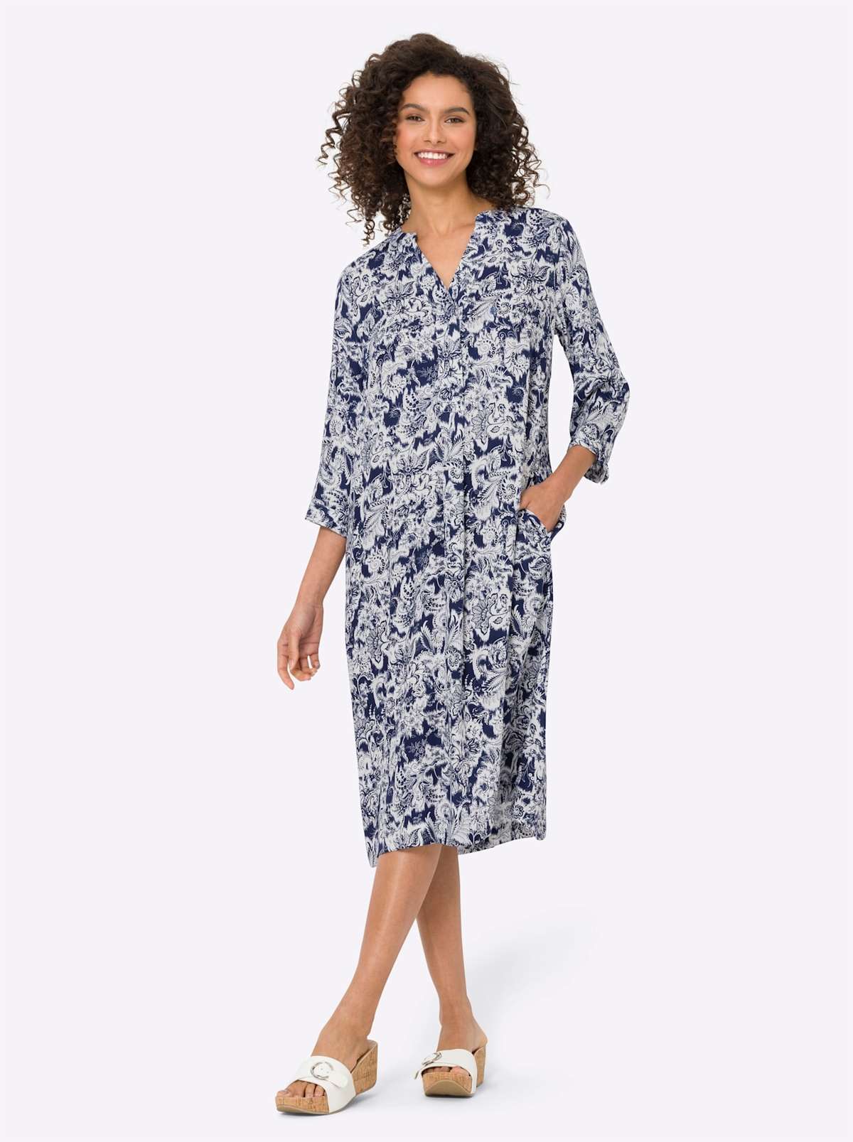 Платье с принтом Druck-Kleid