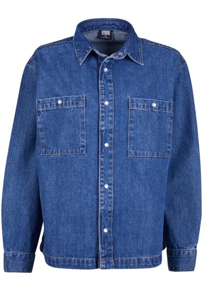 Рубашка с длинным рукавом Urban Classics Damen Ladies Oversized Denim Shirt