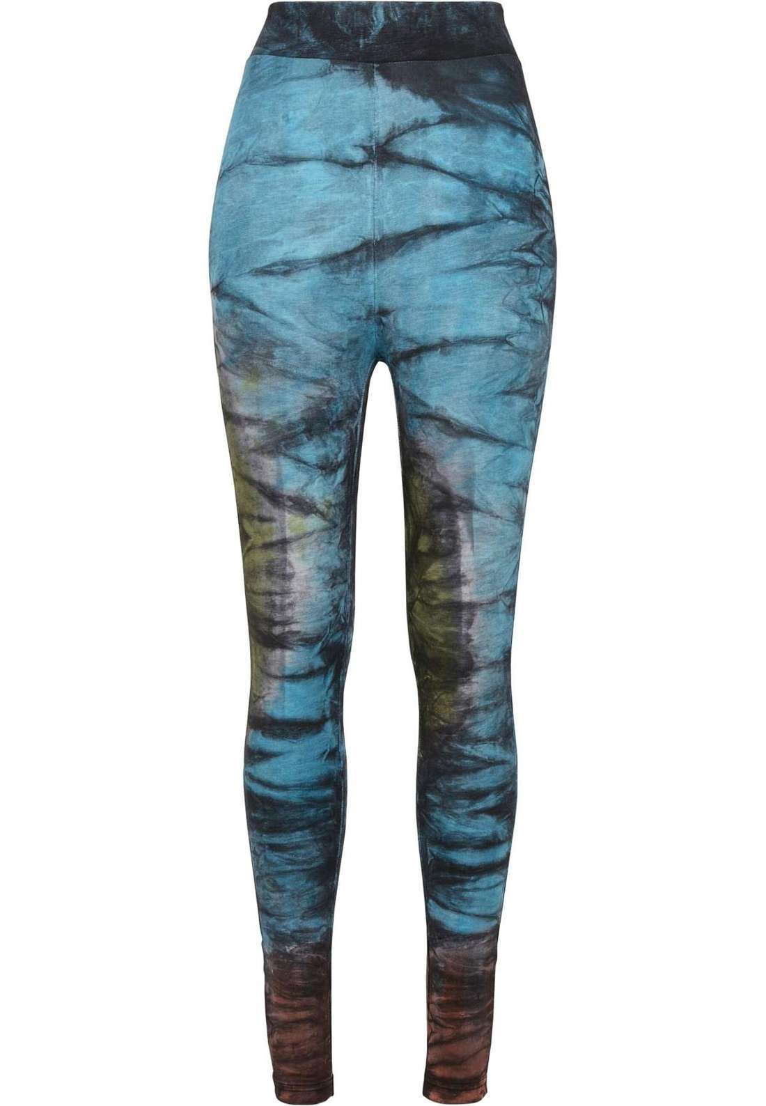 леггинсы Urban Classics Damen Ladies Cotton Tie Dye High Waist Leggings