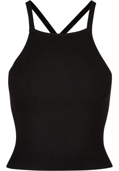 Мышечная рубашка Urban Classics Damen Ladies Rib Knit Crossed Back Top