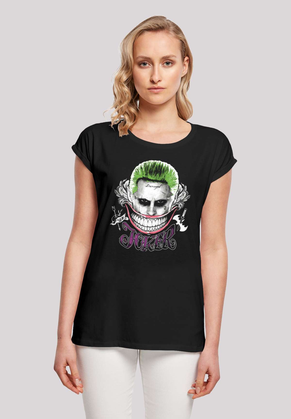 футболка Suicide Squad Joker Coloured Smile