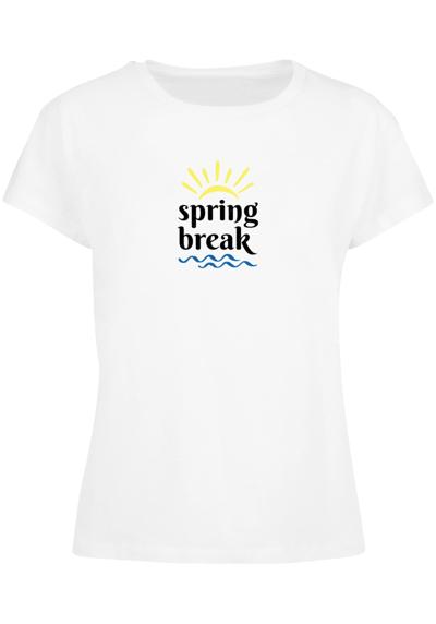 футболка Damen Ladies Pretty Spring break - Box Tee