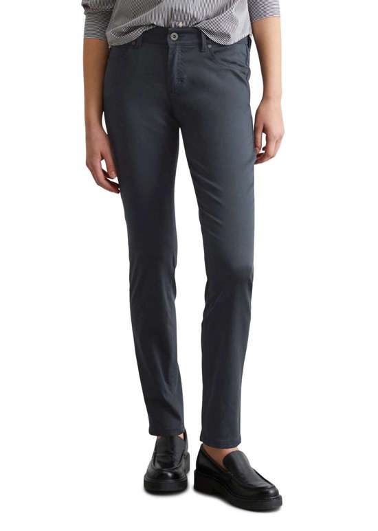 брюки с 5 карманами aus Baumwoll-Stretch-Satin