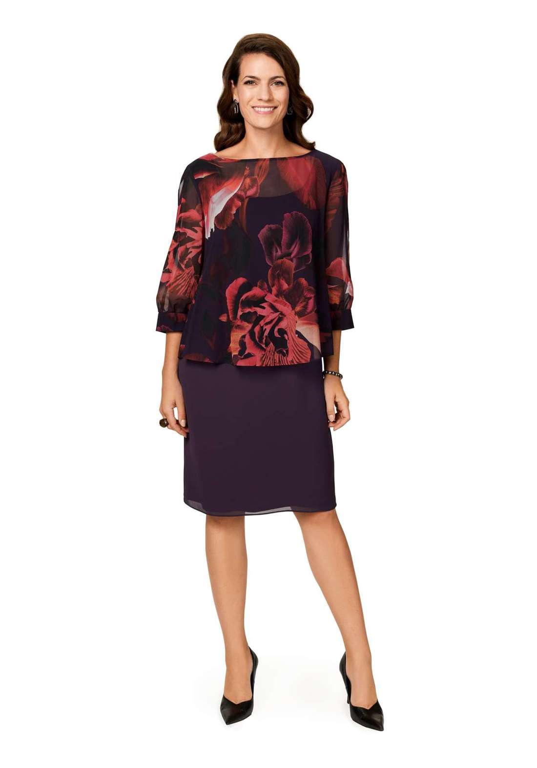 Шифоновое платье Chiffonkleid Louisa