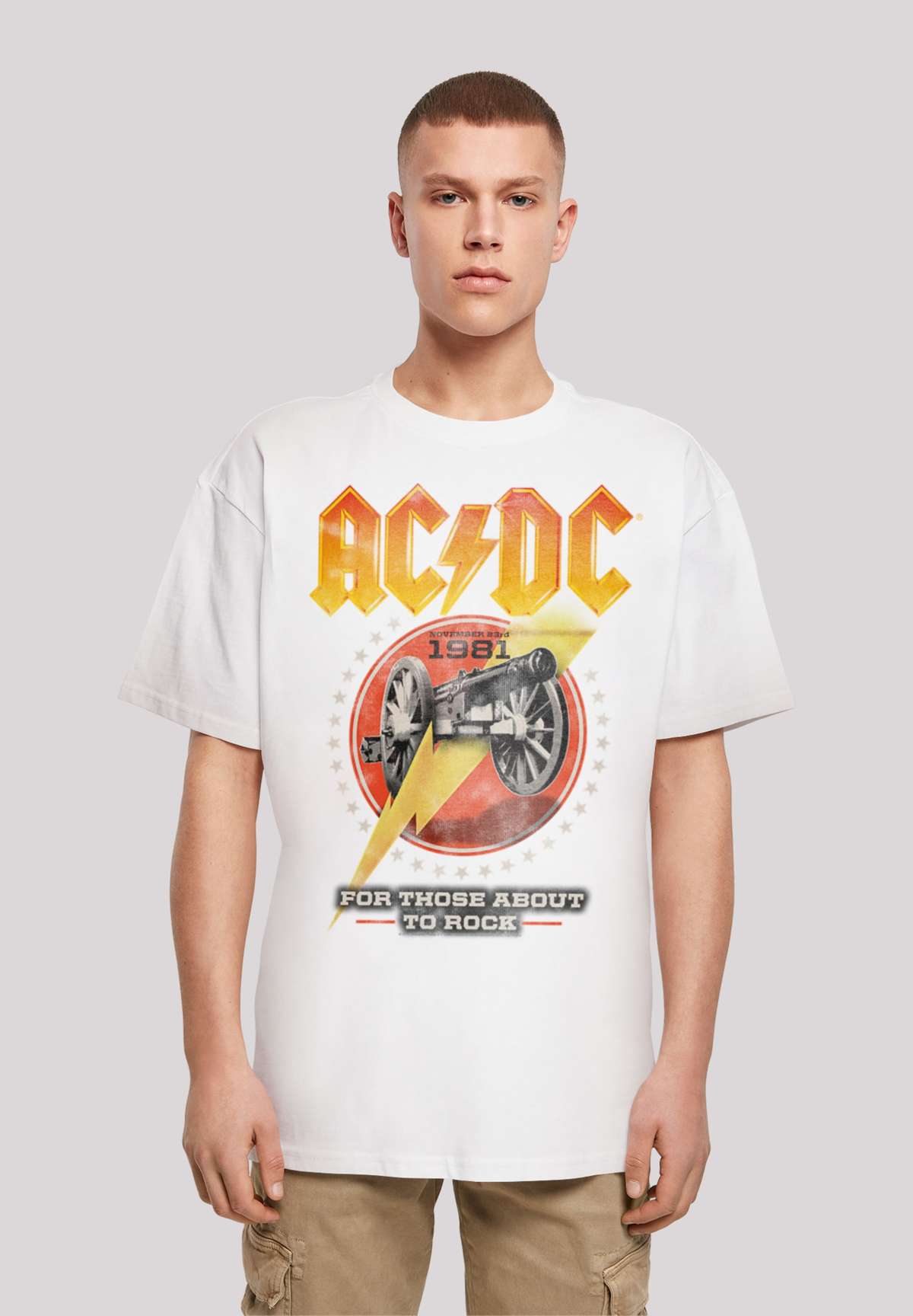 футболка ACDC Rock Band Shirt For Those About To Rock 1981