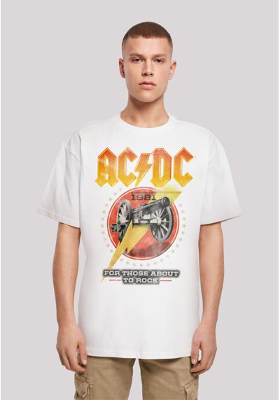 футболка ACDC Rock Band Shirt For Those About To Rock 1981