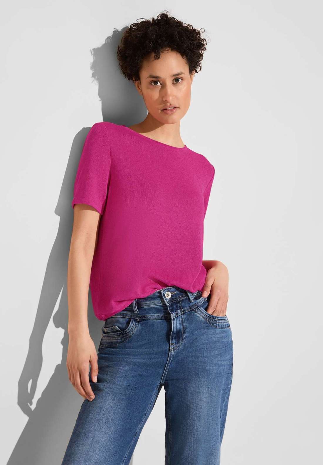 Футболка с трикотажным эффектом