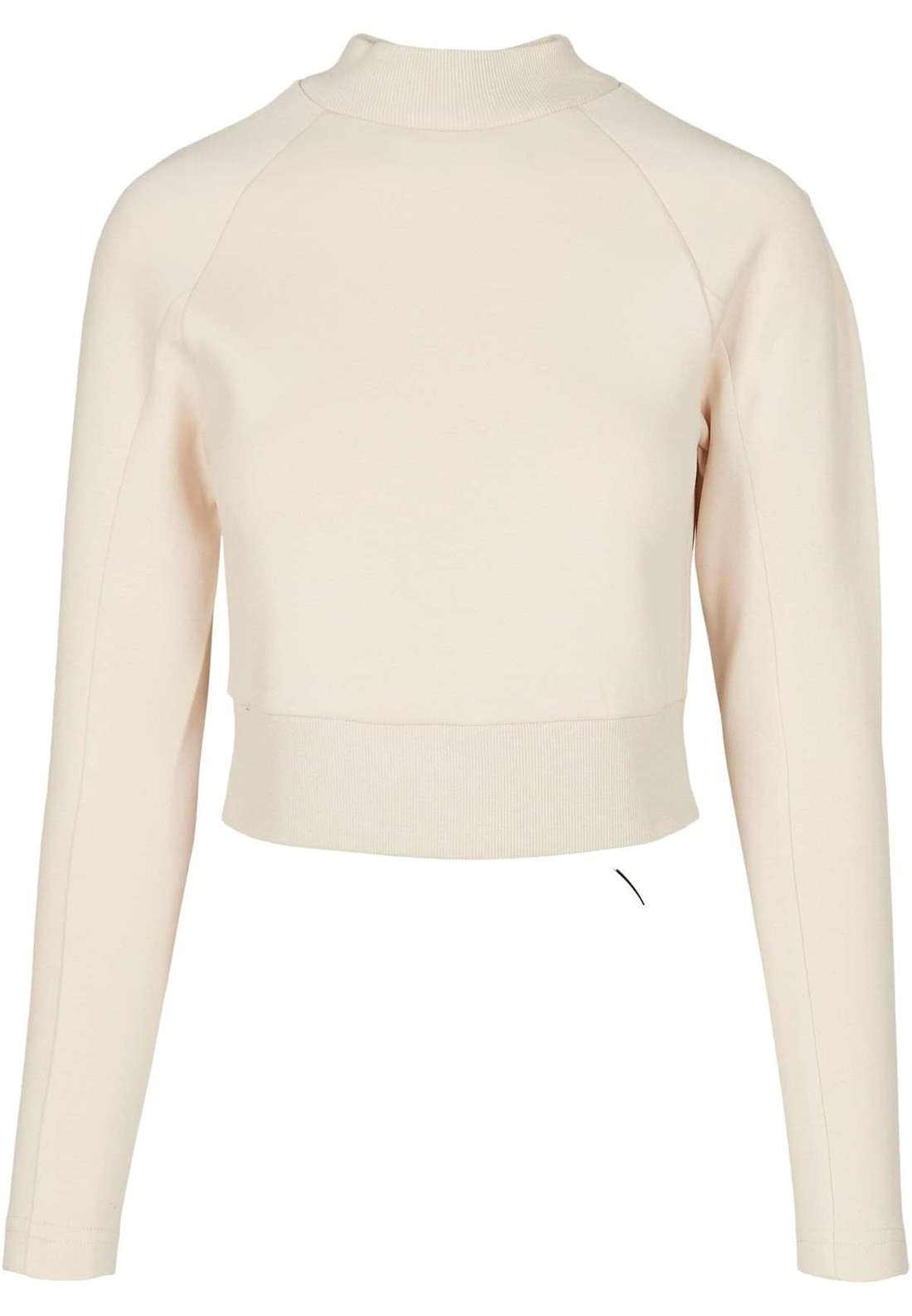 толстовка Urban Classics Damen Ladies Interlock Short Turtleneck Crew