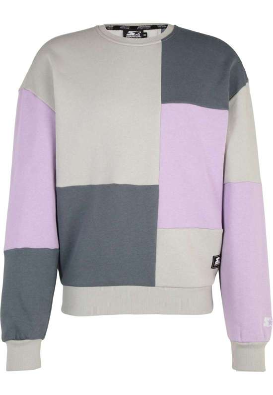 Свитер с круглым вырезом Herren Starter Patchwork Crewneck
