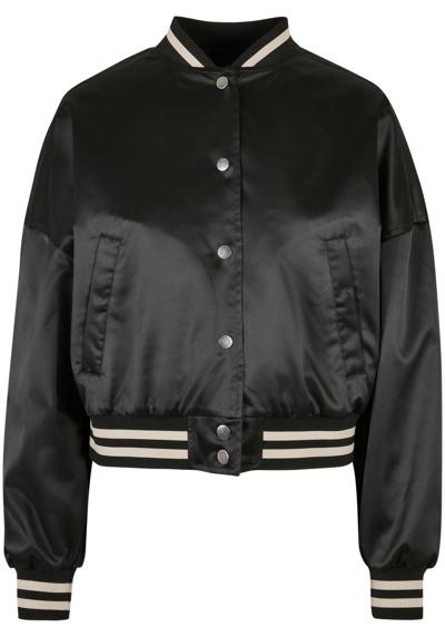 куртка колледжа Urban Classics Damen Ladies Short Oversized Satin College Jacket