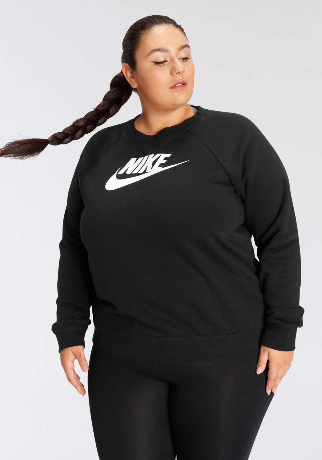 толстовка ESSENTIAL WOMENS FLEECE CREW (PLUS SIZE)