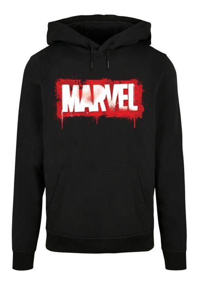 Свитер с круглым вырезом Herren Marvel Spray Logo with Basic Hoody