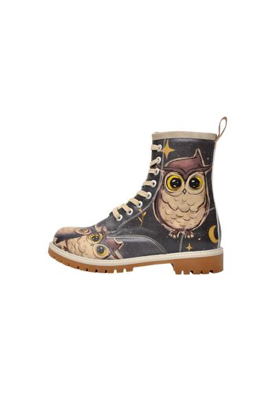 ботинки на шнуровке Damen Boots Owls Family Vegan Damen Boots / female